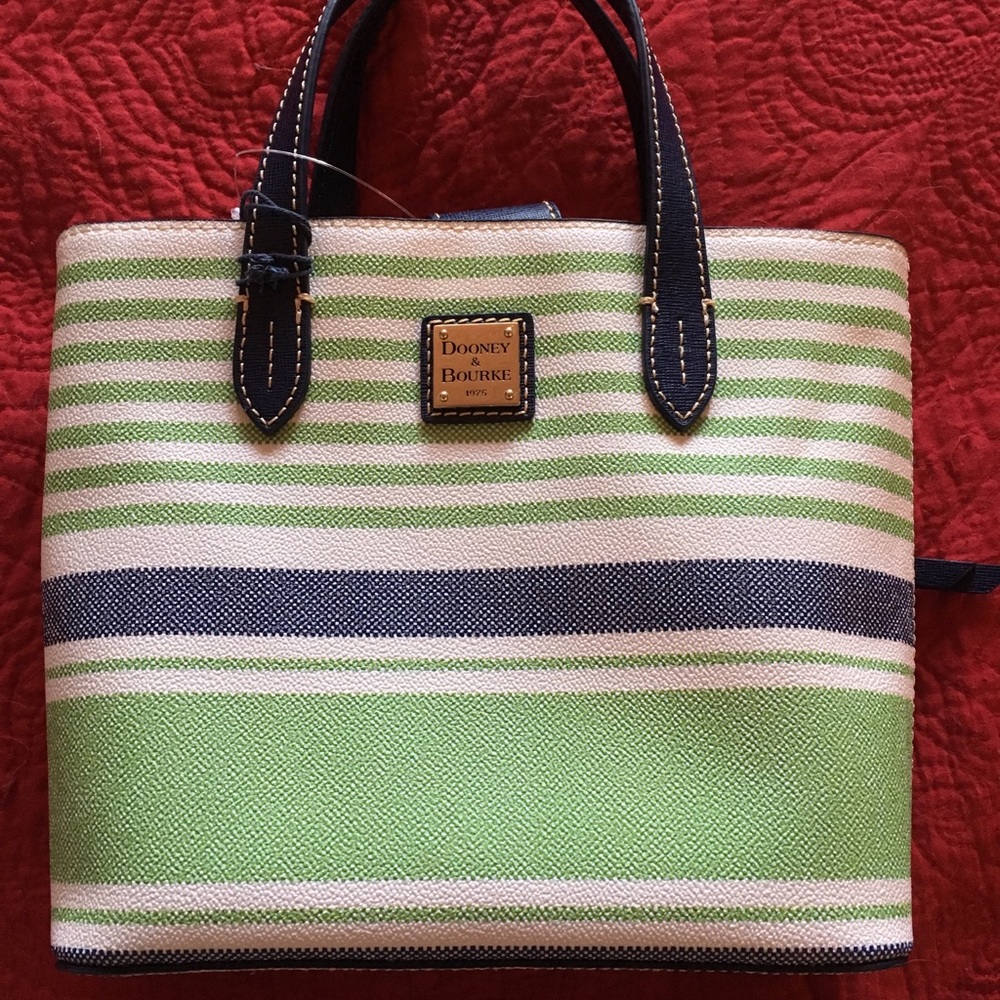 Dooney & Bourke Waverly Green/Navy Mini Handbag